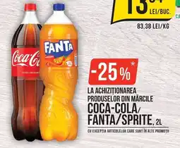 Mega Image Coca-Cola Fanta Sprite Ofertă