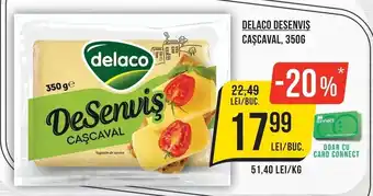 Mega Image Delaco DeSenviș Cașcaval Ofertă