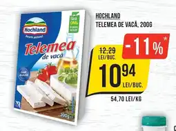 Mega Image Hochland telemea de vacă Ofertă