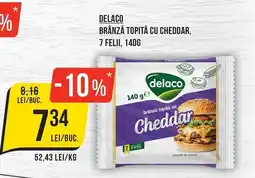 Mega Image Delaco brânză topită cu cheddar Ofertă