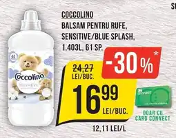 Mega Image Coccolino balsam pentru rufe sensitive/blue splash Ofertă