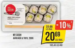 Mega Image My Sushi Avocado & Tofu Ofertă