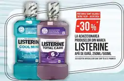 Mega Image Listerine apă de gură Ofertă
