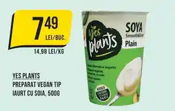 Mega Image Yes plants iaurt cu soia Ofertă