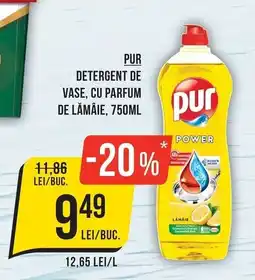 Mega Image Pur detergent de vase cu parfum de lămâie Ofertă