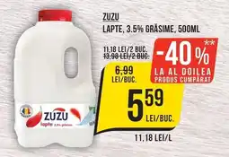 Mega Image Zuzu lapte 3,5% grăsime Ofertă