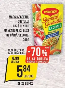 Mega Image Maggi secretul gustului legume Ofertă