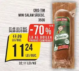 Mega Image Cris-tim mini salam săsesc Ofertă