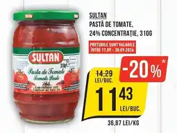 Mega Image Sultan pastă de tomate Ofertă