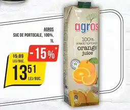 Mega Image Agros suc de portocale Ofertă