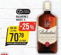 Mega Image Ballantine's whisky Ofertă