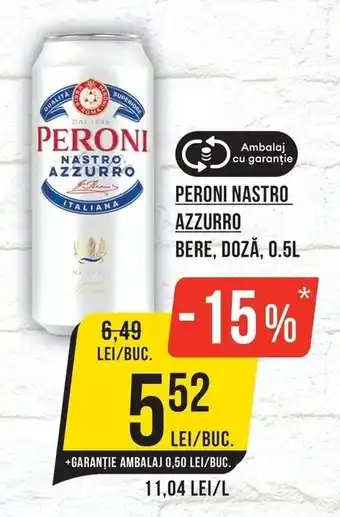 Mega Image Peroni Nastro Azzurro Ofertă