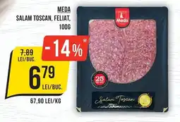 Mega Image Meda salam toscan Ofertă