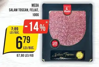 Mega Image Meda salam toscan Ofertă