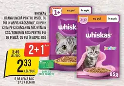 Mega Image Whiskas hrană umedă pentru pisici Ofertă