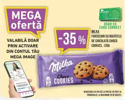 Mega Image Milka Choco Cookies Ofertă