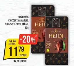 Mega Image Heidi dark ciocolată amăruie Ofertă
