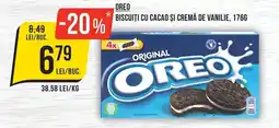 Mega Image Oreo biscuiti cu cacao si cremă de vanilie Ofertă