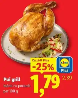 Lidl Pui grill Ofertă