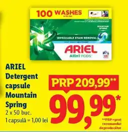 Lidl ARIEL Detergent capsule Mountain Spring Ofertă