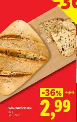 Lidl Pâine multicereale Ofertă