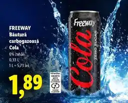 Lidl FREEWAY Băutură carbogazoasă Cola Ofertă