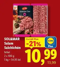 Lidl SOL&MAR Salam Salchichón Ofertă