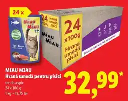 Lidl MIAU MIAU Hrană umedă pentru pisici Ofertă