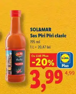 Lidl SOL&MAR Sos Piri Piri clasic Ofertă