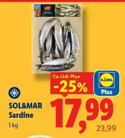 Lidl SOL&MAR Sardine Ofertă