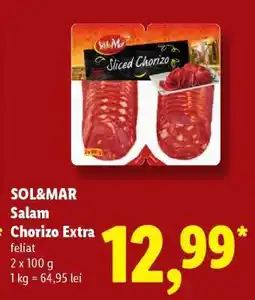 Lidl SOL&MAR Salam Chorizo Extra Ofertă