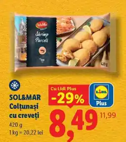Lidl Sol&Mar Colțunași cu creveți Ofertă
