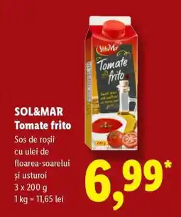 Lidl SOL&MAR Tomate frito Ofertă