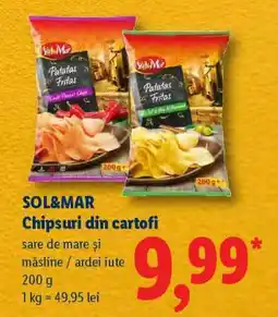 Lidl SOL&MAR Chipsuri din cartofi Ofertă