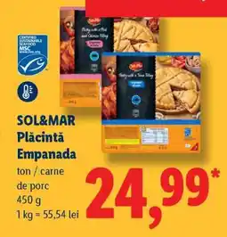 Lidl SOL&MAR Plăcintă Empanada Ofertă