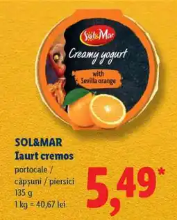 Lidl SOL&MAR Iaurt cremos Ofertă