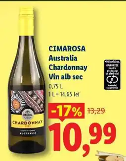 Lidl CIMAROSA Australia Chardonnay Vin alb sec Ofertă