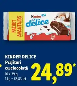 Lidl Kinder Delice Ofertă