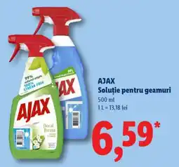 Lidl AJAX Soluție pentru geamuri Ofertă
