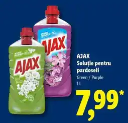 Lidl AJAX Soluție pentru pardoseli Ofertă