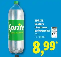 Lidl Sprite Băutură răcoritoare carbogazoasă Ofertă