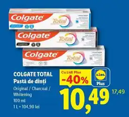 Lidl COLGATE TOTAL Pastă de dinți Ofertă