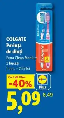 Lidl COLGATE Periuţă de dinţi Ofertă