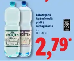 Lidl BIBORTENI Apă minerală plată / carbogazoasă Ofertă