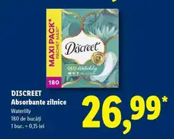 Lidl DISCREET Absorbante zilnice Ofertă