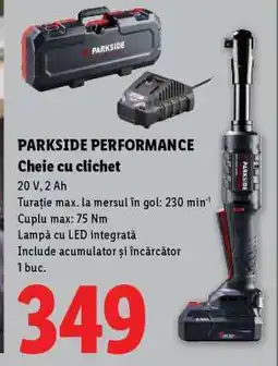 Lidl PARKSIDE PERFORMANCE Cheie cu clichet Ofertă