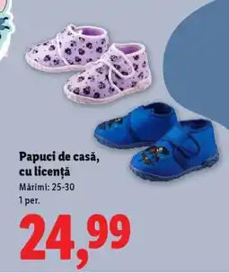 Lidl Papuci de casă, cu licență Ofertă