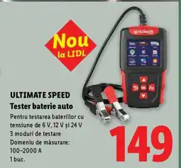 Lidl ULTIMATE SPEED Tester baterie auto Ofertă