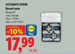 Lidl ULTIMATE SPEED Becuri auto Ofertă