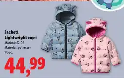 Lidl Jachetă Lightweight copii Ofertă